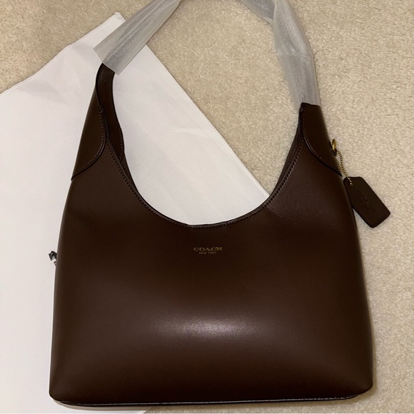 ✨BNWOT Brown Trendy Thrifted Shoulder Bag - Picture 2 of 5